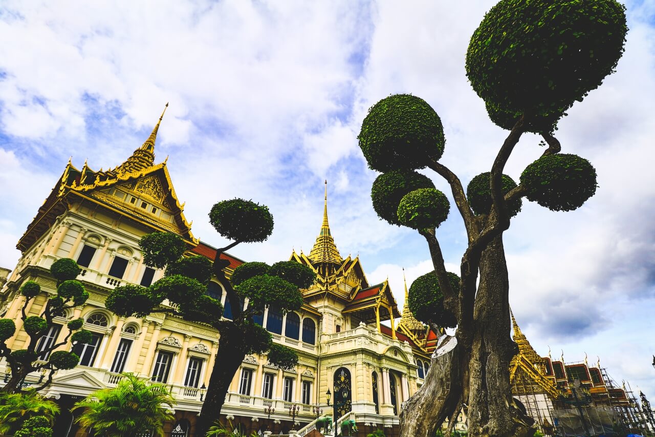 タイのワットプラケオ寺院