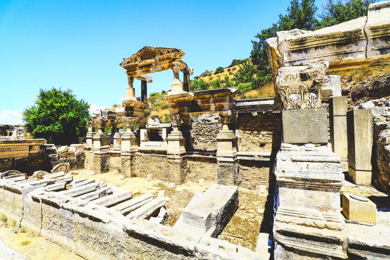 トルコのエフェソス遺跡