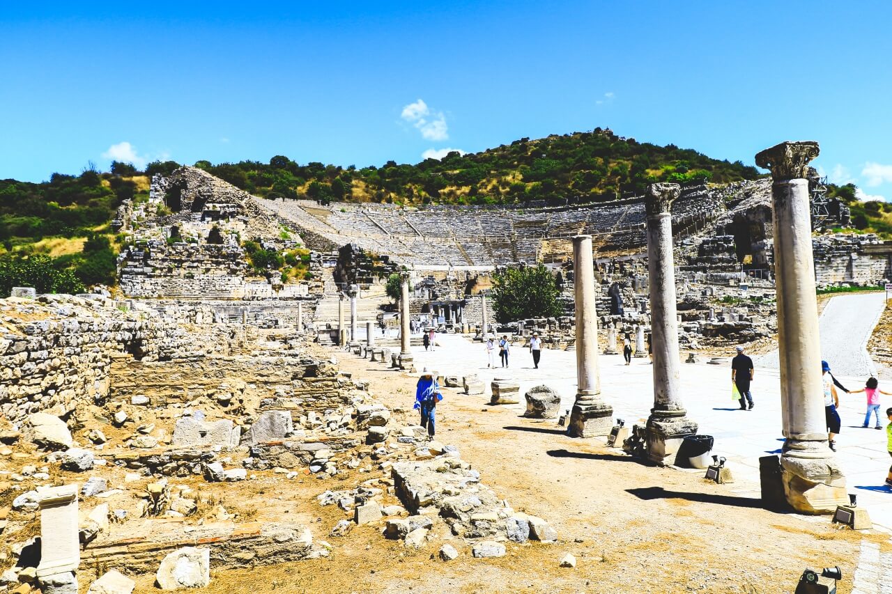 トルコのエフェソス遺跡
