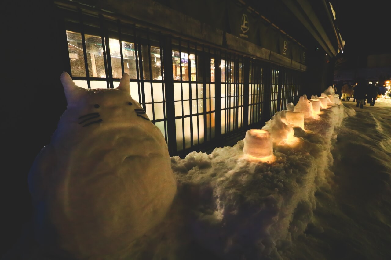 北海道の雪像