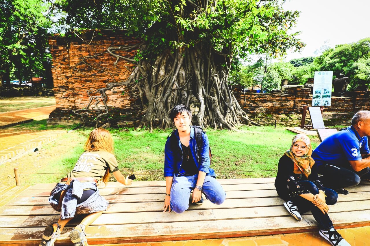 タイのワットマハタート寺院
