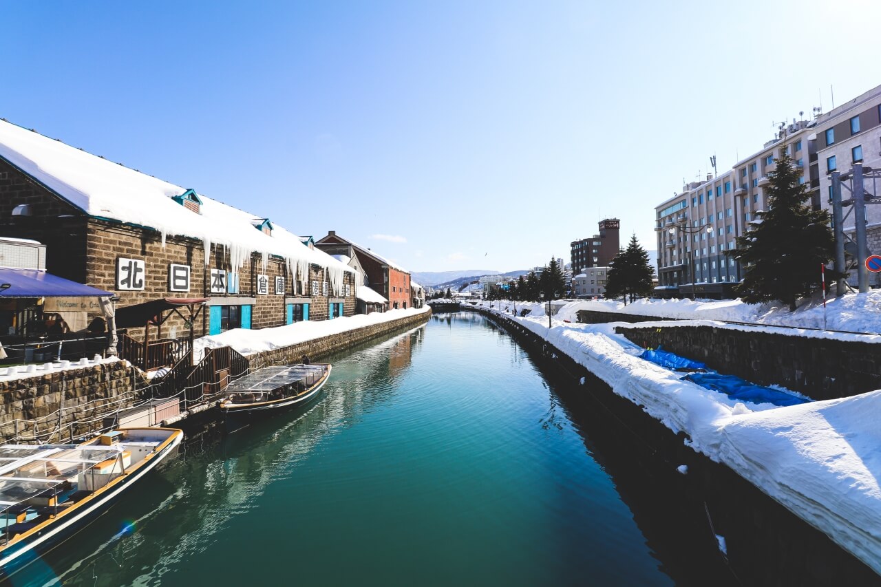 北海道の小樽運河