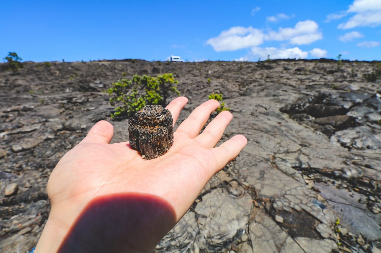 ハワイのハワイ火山国立公園