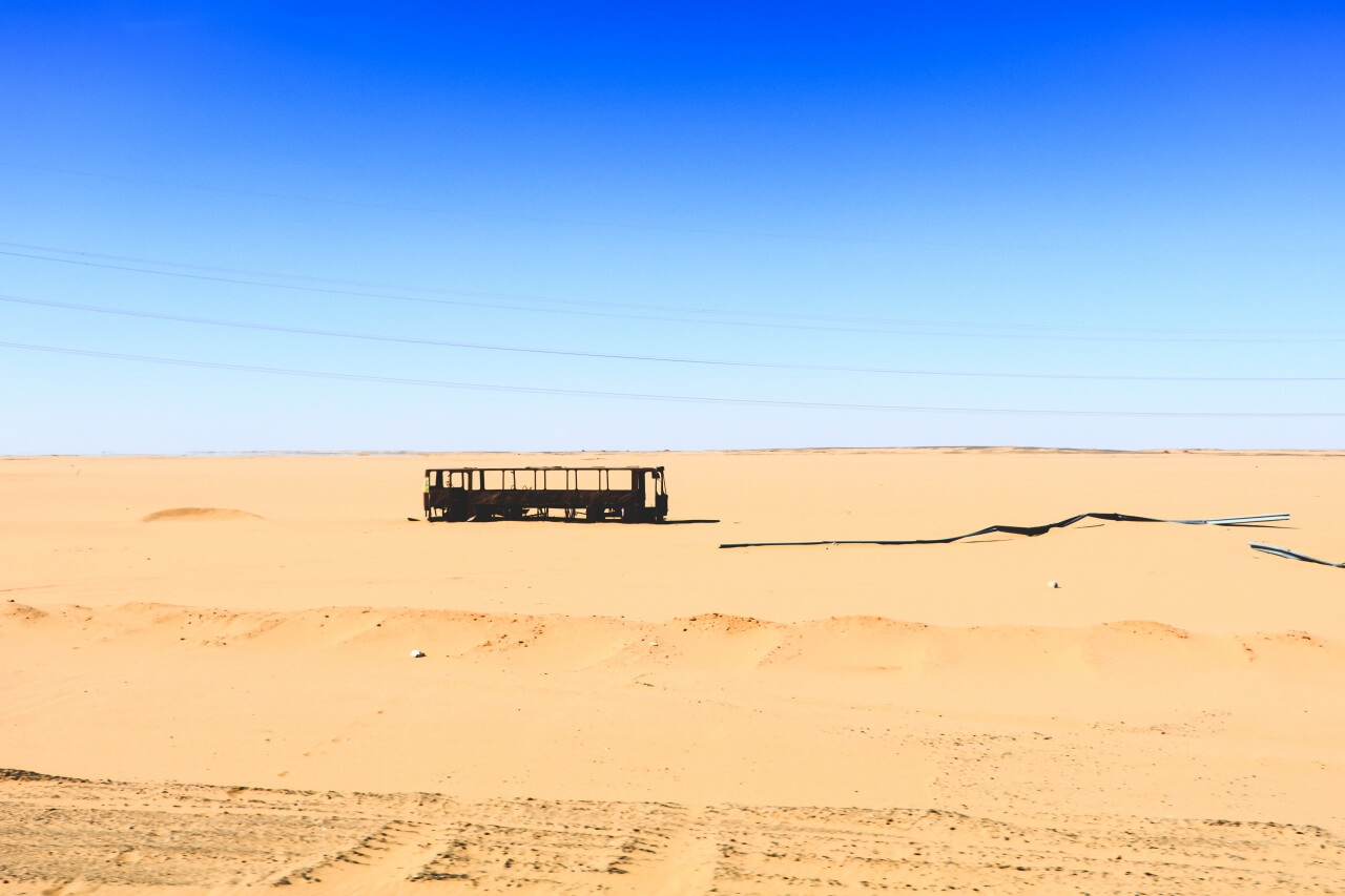 エジプトの砂漠
