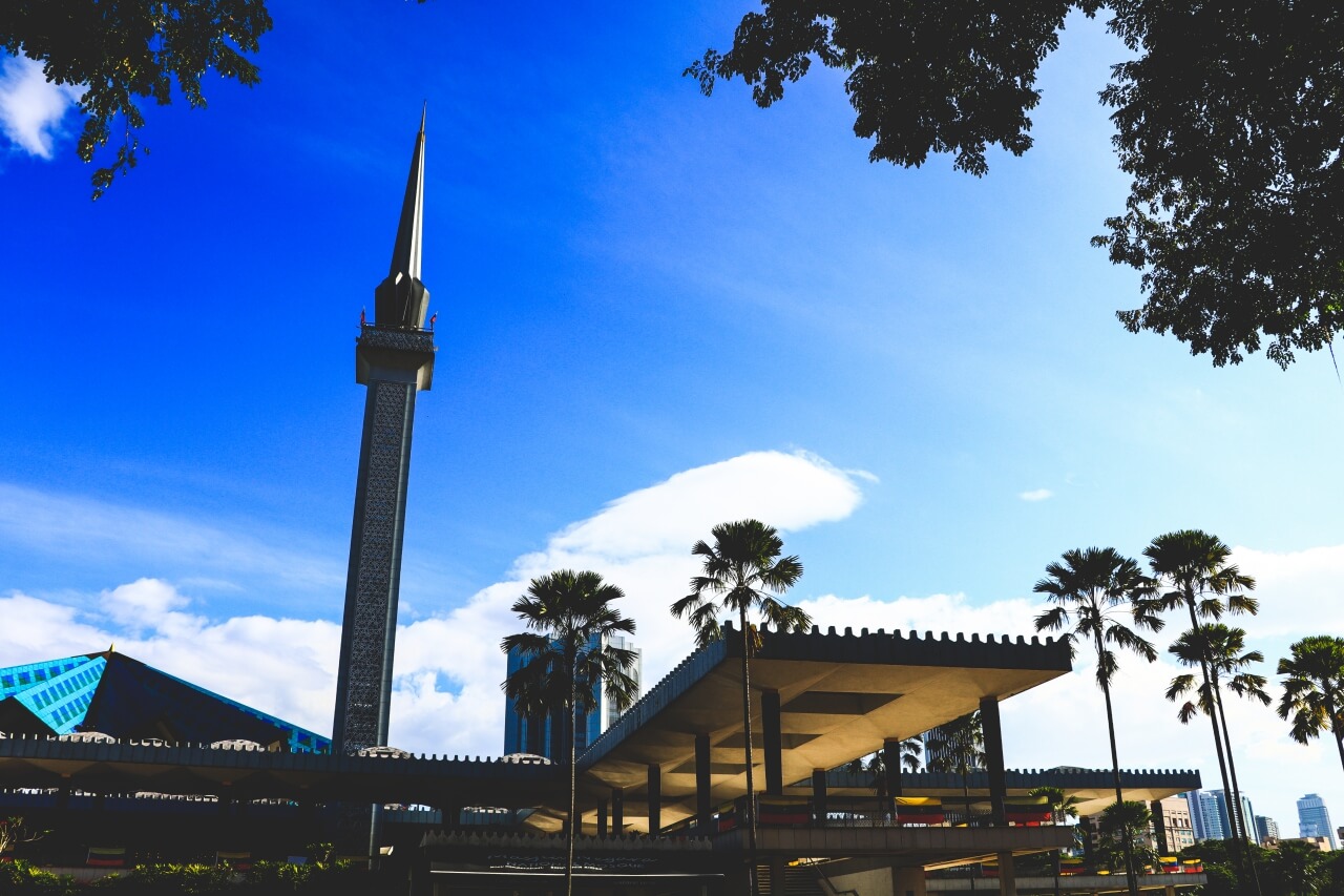 マレーシアのマスジッドネガラ国立モスク