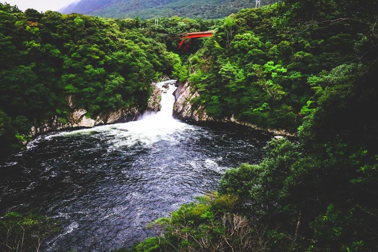 鹿児島のトローキの滝